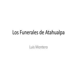 Los funerales de atahualpa