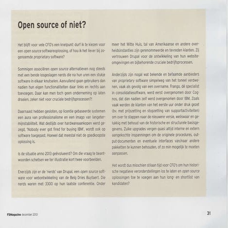 Open Source: Een bende losgeslagen nerds...?