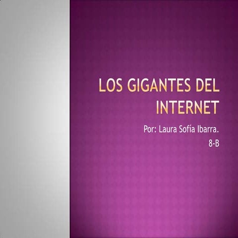 Los gigantes de internet | PPTX