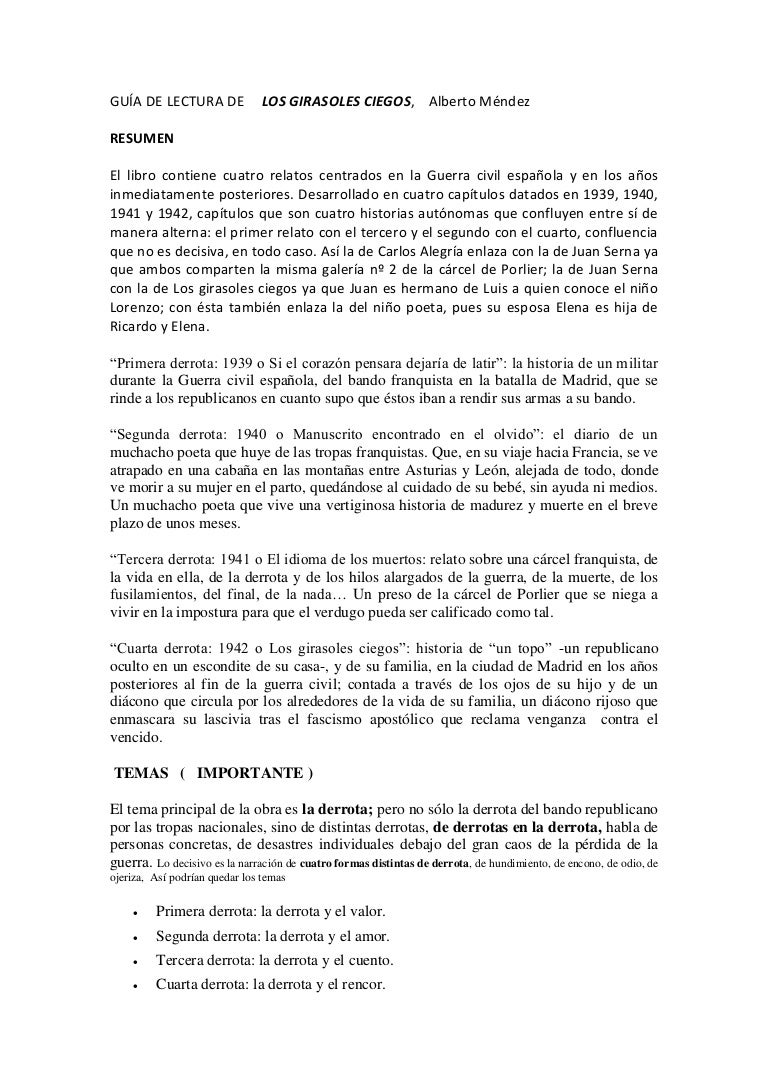 Los Girasoles Ciegos