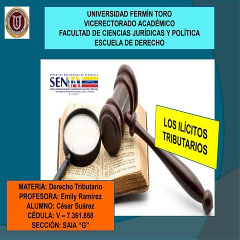 Los ilicitos tributarios cesa suarez