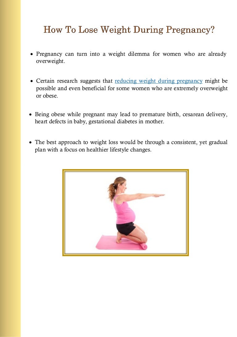 Some Tips To Reduce Weight Safely During Pregnancy