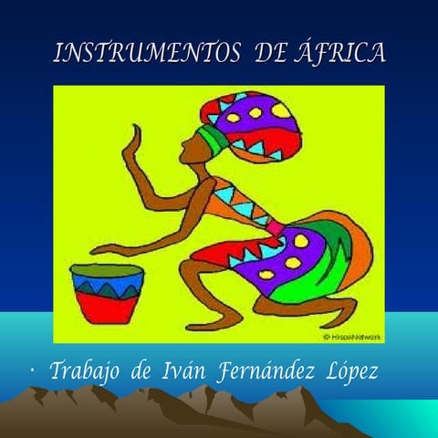 Los instrumentos de áfrica