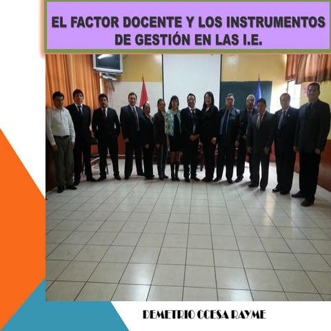 Los Instrumentos de Gestión en las Instituciones Educativas  ccesa007