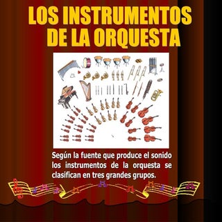 Los instrumentos de la Orquesta