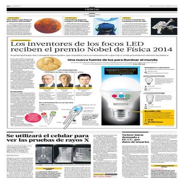 Los inventores de los focos led reciben el premio nobel de física 2014