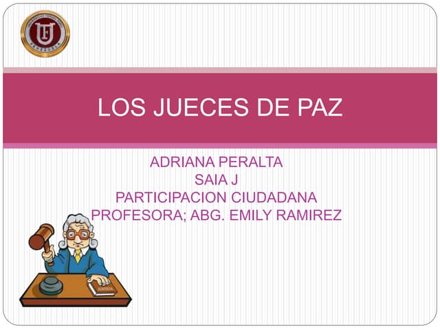 Los jueces de paz