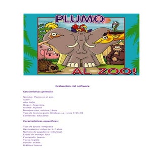 Los juegos plumo zoo