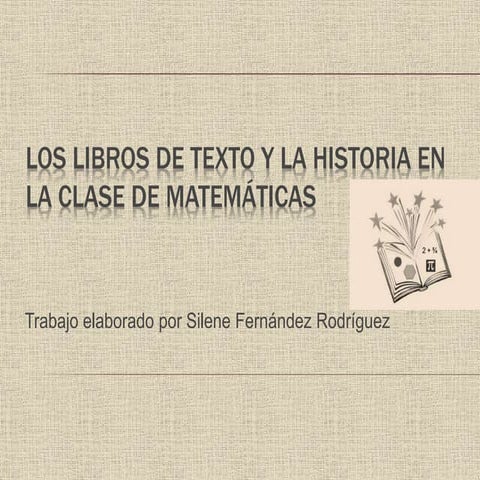 Los libros de texto y la historia