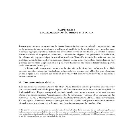 Los macroeconia de los clasicos