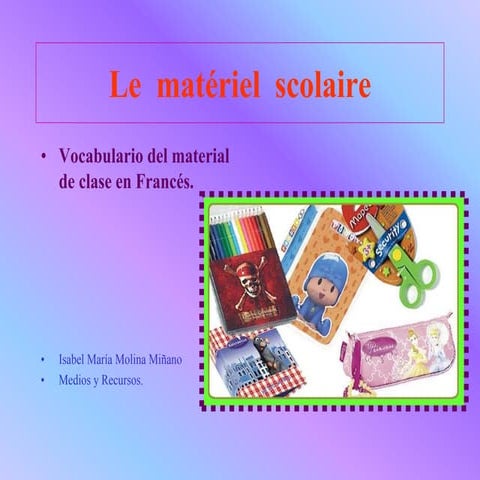 Los Materiales De Clase[1] | PPT