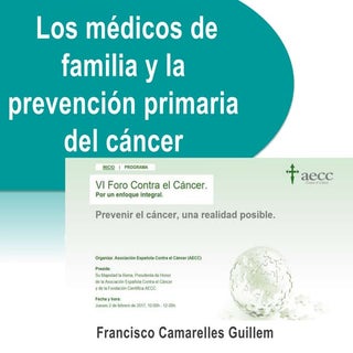 Los médicos de familia y la prevenc...