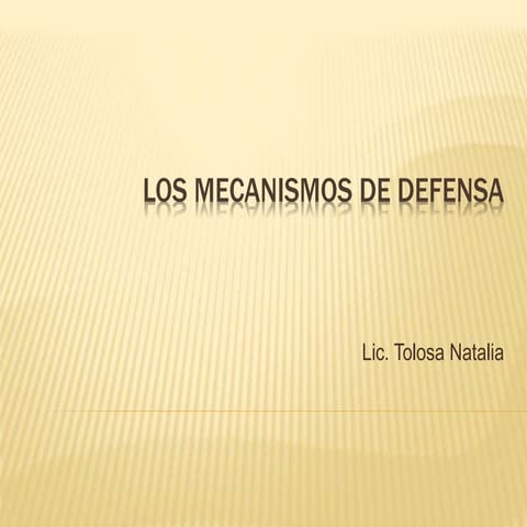 Freud Anna; El yo y los mecanismos de defensa. Ed. Paidos