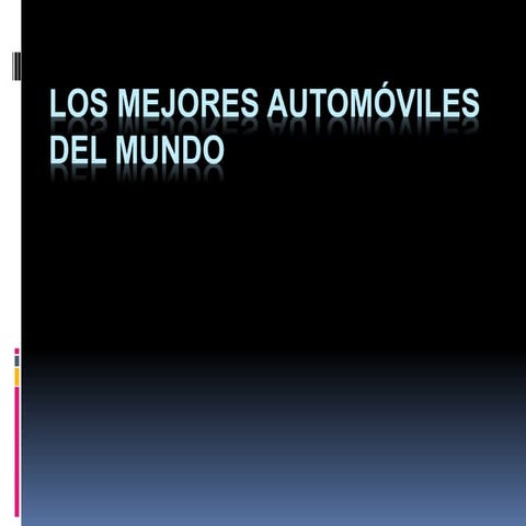 Los mejores automóviles del mundo