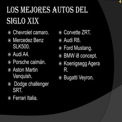 Los mejores autos del siglo xix