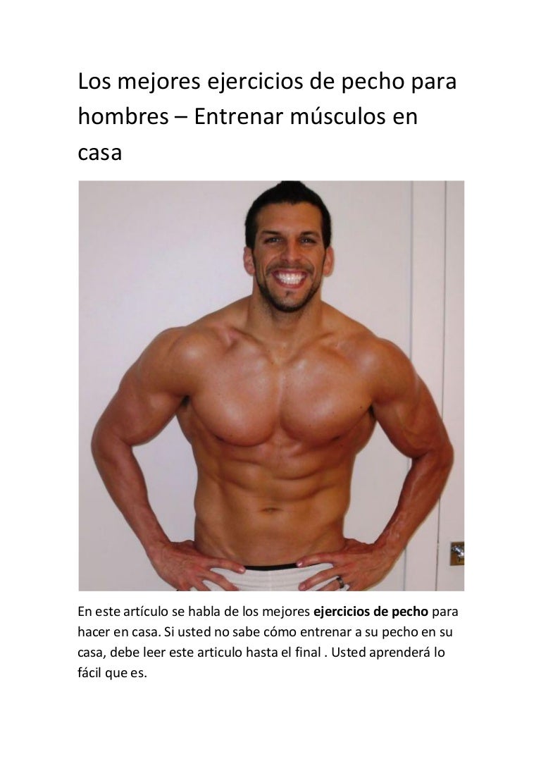 entrenar pecho en casa entrenar pecho en casa