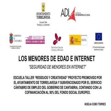 Los menores de edad e internet 