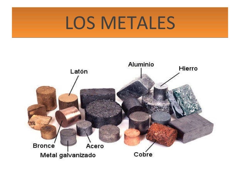 Los metales (ferrosos y no ferrosos)