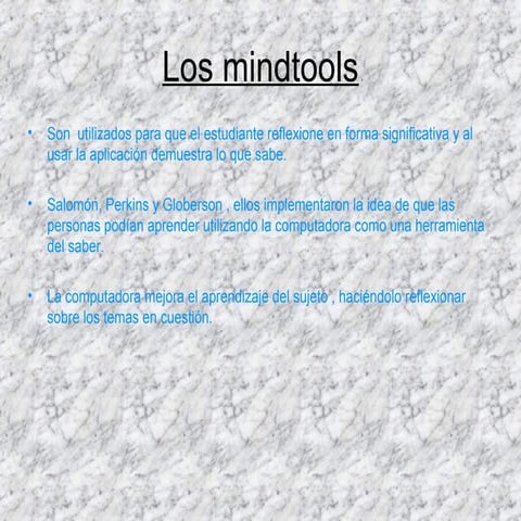 Los mindtools