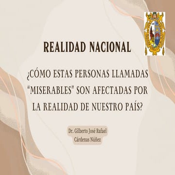 Los Miserables una mirada a su definicion y asimismo sobre los sectores ...