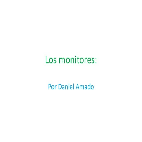 Los Monitores