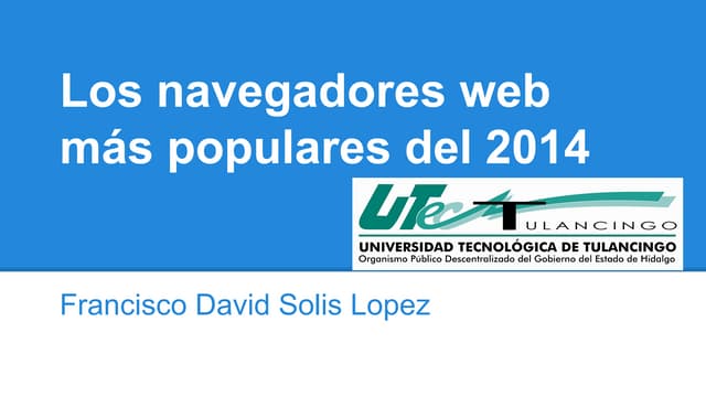 Los navegadores web del 2014