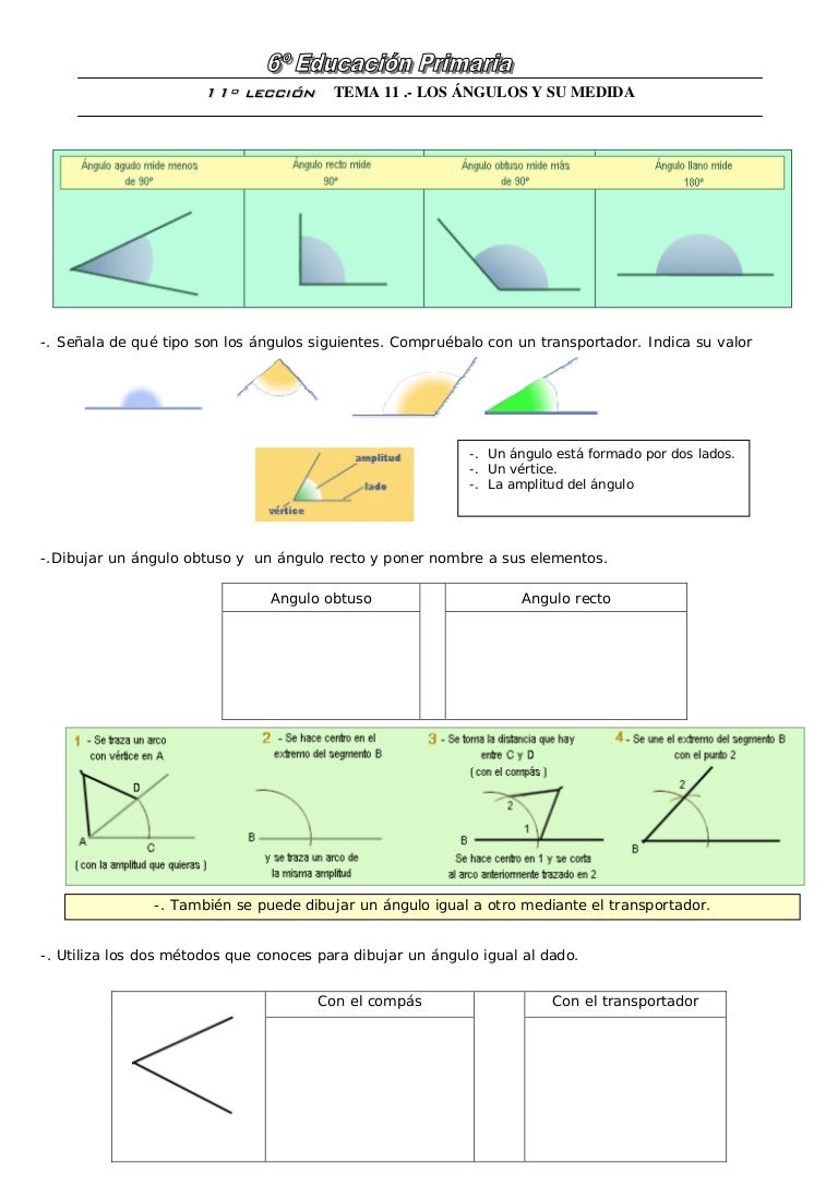 Angulo De 15 Grados Con Transportador Los Ángulos y sus medidas
