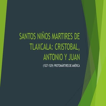 Los niños martires taxcaltecas