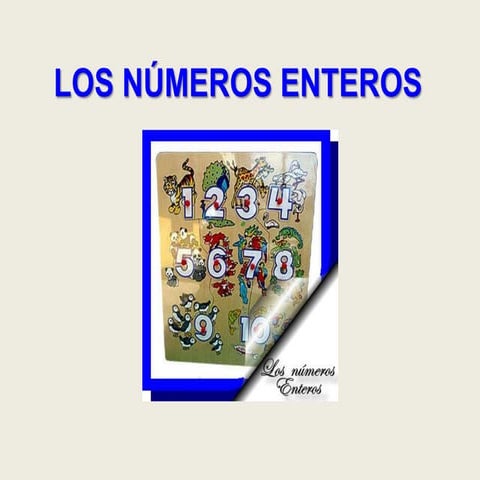 Los números enteros
