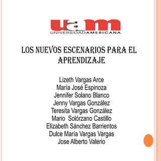 Los nuevos escenarios para el apren...