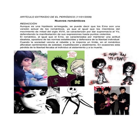 Los nuevos romanticos