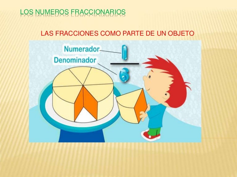 Los numeros fraccionarios