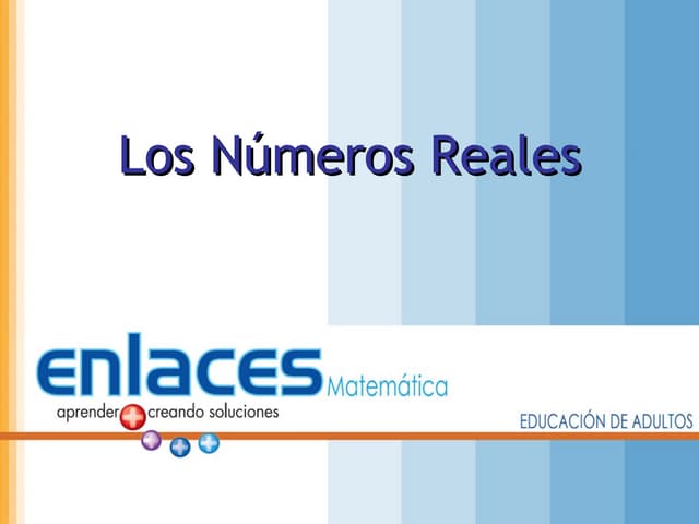 Los numerosreales