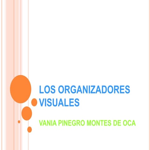 Los organizadores visuales 