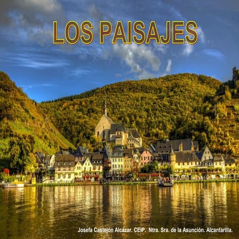 Los paisajes  para niños primaria