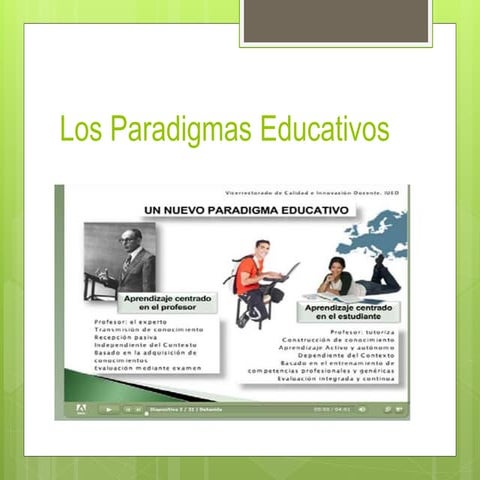 Los paradigmas educativos