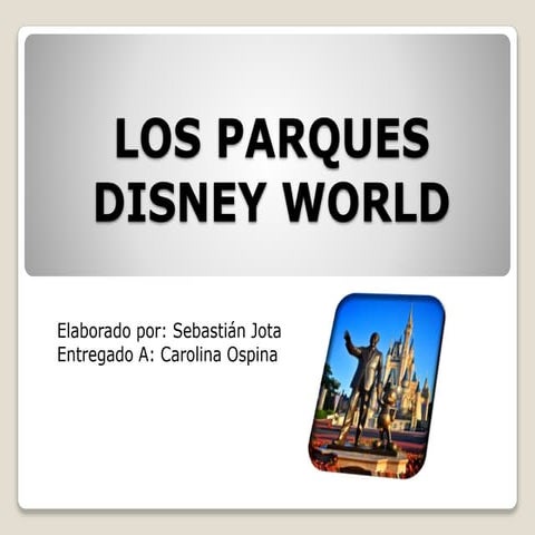 Los parques disney world sebastian jota
