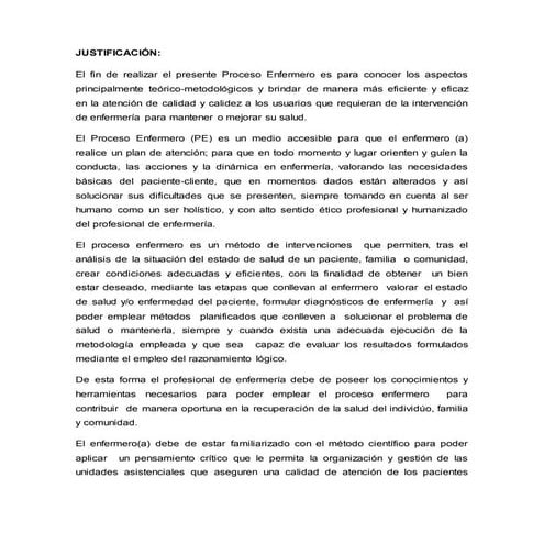 Los patrones funcionales de marjory gordon