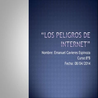 Los peligros de internet