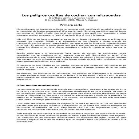 Los peligros ocultos de cocinar con microondas