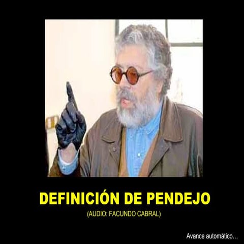 Los pendejos Facundo Cabral