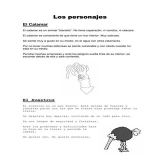 DINÁMICA - Los personajes