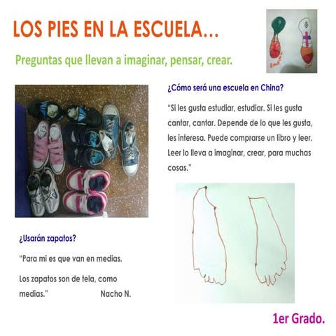 Los pies en la escuela