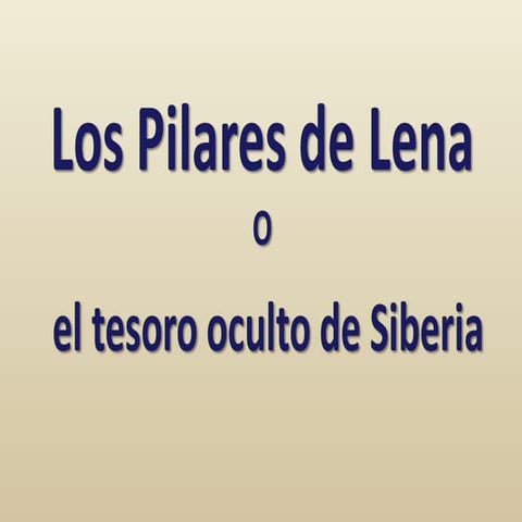 Los Pilares De Lena