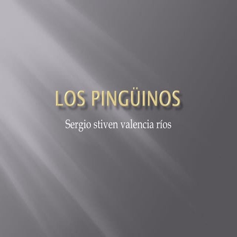 Los pinguinos