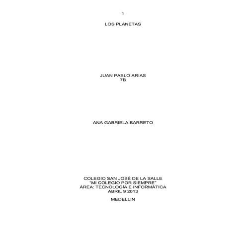 Los planetas juan pablo arias 7 b