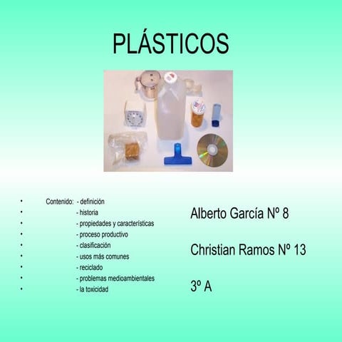 Los  plásticos  christian y alberto