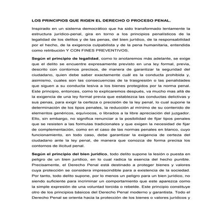 Los principios fundamentales del proceso penal venezolano 