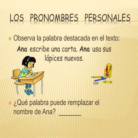 Los   pronombres   personales
