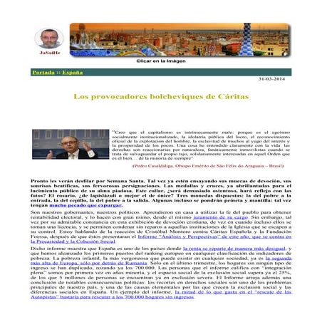 Los provocadores bolcheviques de caritas